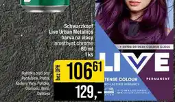 Jip Schwarzkopf Live Urban Metallics barva na vlasy amethyst chrome 60 ml 1ks nabídka