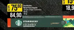 Jip Starbucks Nespresso kapsle Single-Origin Colombia 10 ks nabídka