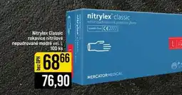 Jip Nitrylex Classic rukavice nitrilové nepudrované modré vel. L 100 ks nabídka