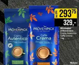 Jip Mövenpick zrnková káva Crema Auténtico Caffé Crema nabídka