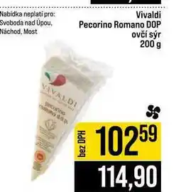 Jip Vivaldi Pecorino Romano ovčí sýr nabídka