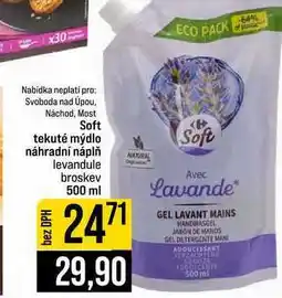 Jip Soft tekuté mýdlo náhradní náplň levandule broskev nabídka