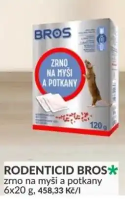 Baumax Rodenticid bros zrno na myši a potkany nabídka