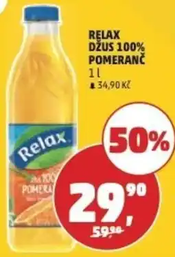 Penny Market Relax džus 100% pomeranč nabídka