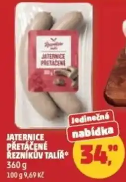 Penny Market Jaternice přetačené řezníkův talíř nabídka