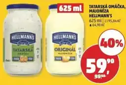 Penny Market Hellmann's tatarská omáčka, hellmann's originál majonéza nabídka