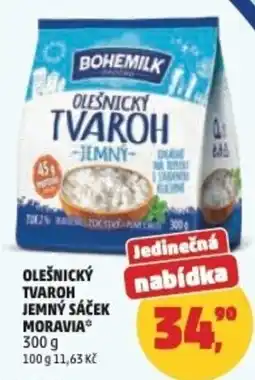 Penny Market Bohemia olešnický tvaroh jemný sáček nabídka