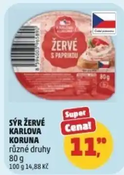 Penny Market Sýr žervé karlova koruna nabídka