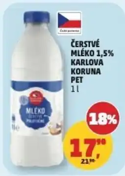 Penny Market Čerstvé mléko 1,5% nabídka