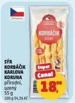 Penny Market Korbačík sýr uzený nabídka