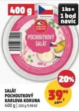 Penny Market Karlová Koruna pochoutkový salát nabídka