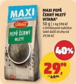 Penny Market Vitana pepř černý mletý nabídka