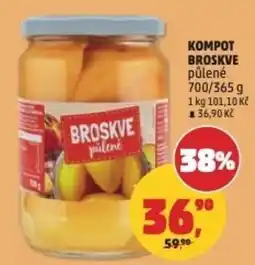 Penny Market Broskve pûlené nabídka