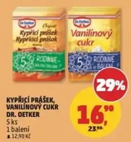 Penny Market Dr. Oetker kypřicí prášek, vanilinový cukr nabídka