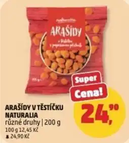 Penny Market Naturalia arašidy v těstíčku nabídka