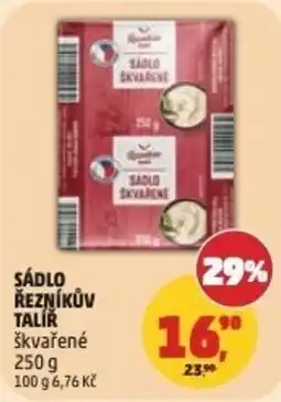 Penny Market Sádlo řezníkův talíř škvařené nabídka