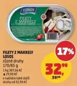 Penny Market Losos filety z makrely nabídka
