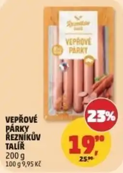 Penny Market Reznička vepřové párky řezníkův talíř nabídka