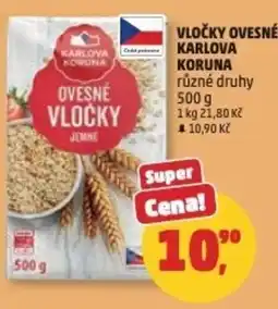 Penny Market Karolova Koruna ovesné vločky jemné nabídka