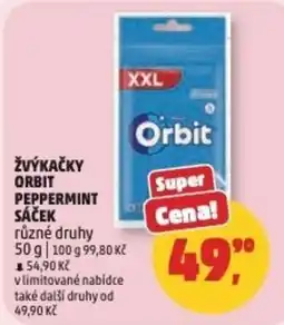 Penny Market Orbit žvýkačky peppermint nabídka