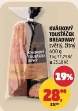 Penny Market Breadway kváskový toustáček žitný nabídka