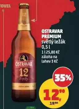 Penny Market Ostravar premium světlý ležák nabídka