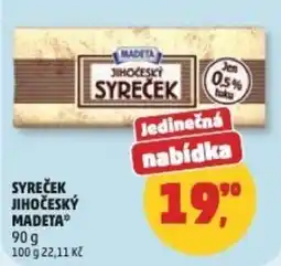 Penny Market Madeta jihocesky syrecek nabídka