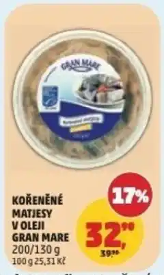 Penny Market Gran Mare kořeněné matjesy v oleji nabídka