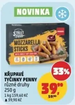 Penny Market Street Food mozzarella sticks nabídka