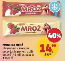 Penny Market Mroz zmrzlina s tvarohem v kakaoove poleve nabídka