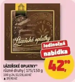 Penny Market Lázeňské oplatky nabídka