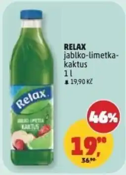 Penny Market Relax jablko-limetka-kaktus nabídka