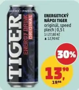Penny Market Tiger energetický nápoj originál nabídka