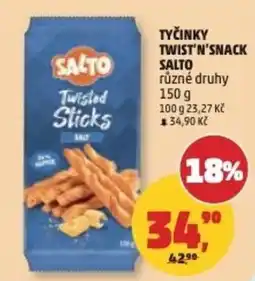 Penny Market Salto twisted sticks salt nabídka