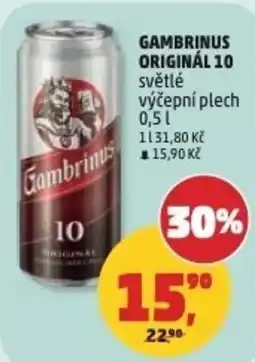 Penny Market Gambrinus originál 10 nabídka