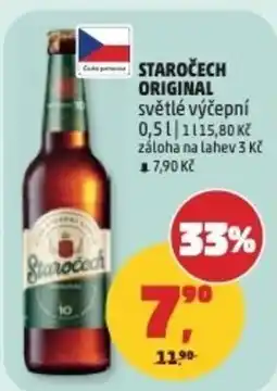 Penny Market Staročech original světlé výčepní nabídka