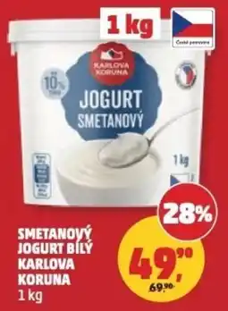 Penny Market Karlová Koruna smetanový jogurt bílý nabídka