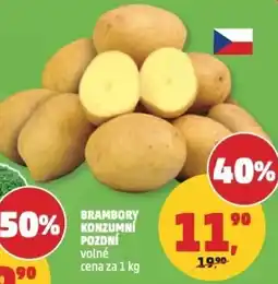 Penny Market Brambory konzumní pozdní nabídka
