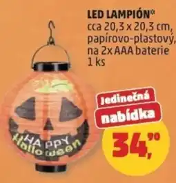 Penny Market LED LAMPIÓN nabídka