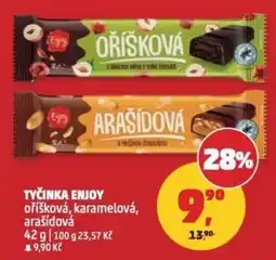 Penny Market Tyčinka Enjoy oříšková, karamelová, arašídová nabídka
