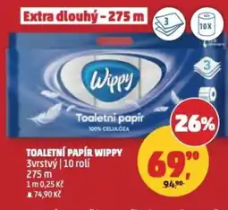 Penny Market Wippy toaletní papír nabídka