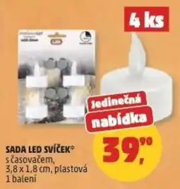 Penny Market Sada led svíček nabídka