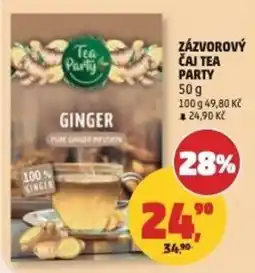 Penny Market Tea Party zázvorový čaj nabídka