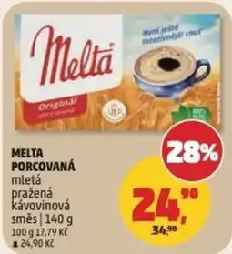 Penny Market Melta porcovaná mletá pražená kávovinová směs nabídka