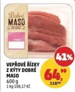 Penny Market Dobré MASO veprové řízky z kýtě nabídka