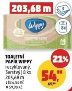 Penny Market Wippy toaletní papír nabídka