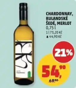 Penny Market Chardonnay, Rulandské šedé, Merlot nabídka