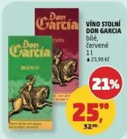 Penny Market Don García víno stolní nabídka