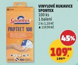Penny Market Spontex vinylové rukavice nabídka