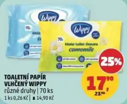 Penny Market Wippy toaletní papír vlhčený nabídka